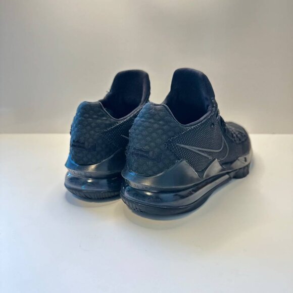 Nike LeBron 17 Low “Triple Black” Men’s Basketball Shoes – Size US 8 / EUR 41 - Picture 6 of 9